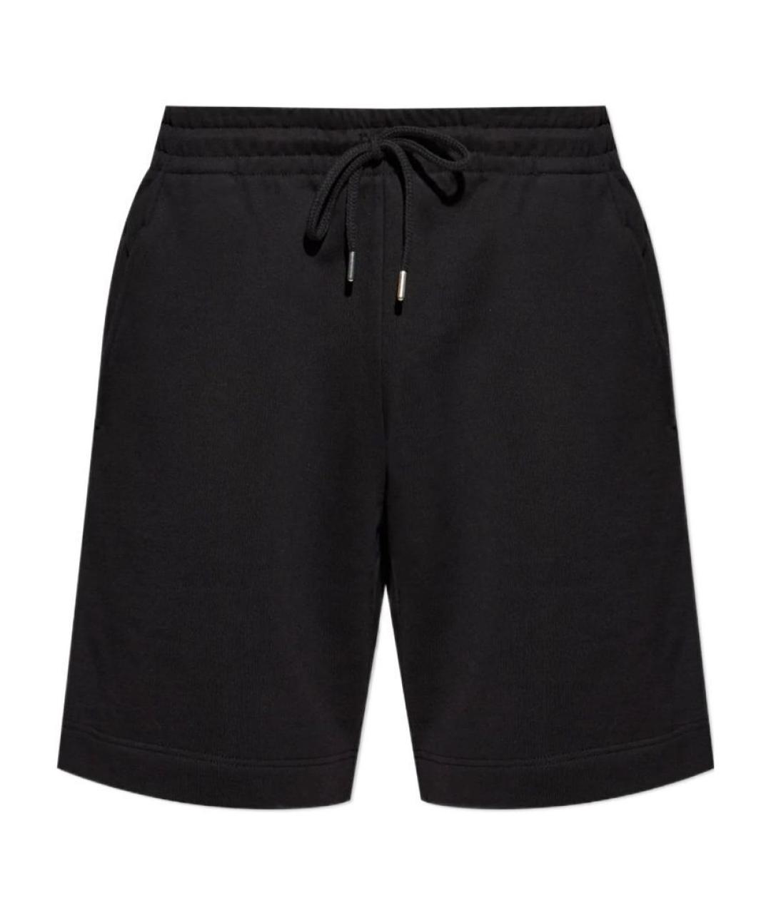 DRIES VAN NOTEN Черные хлопковые шорты, фото 1