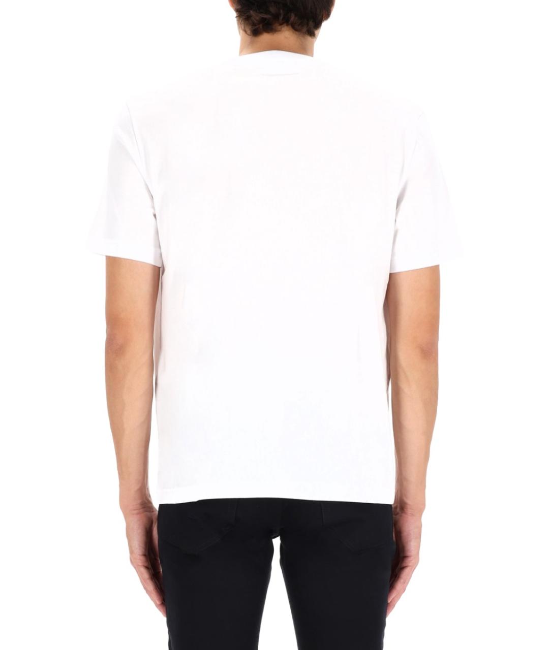 LANVIN Белая хлопковая футболка, фото 3