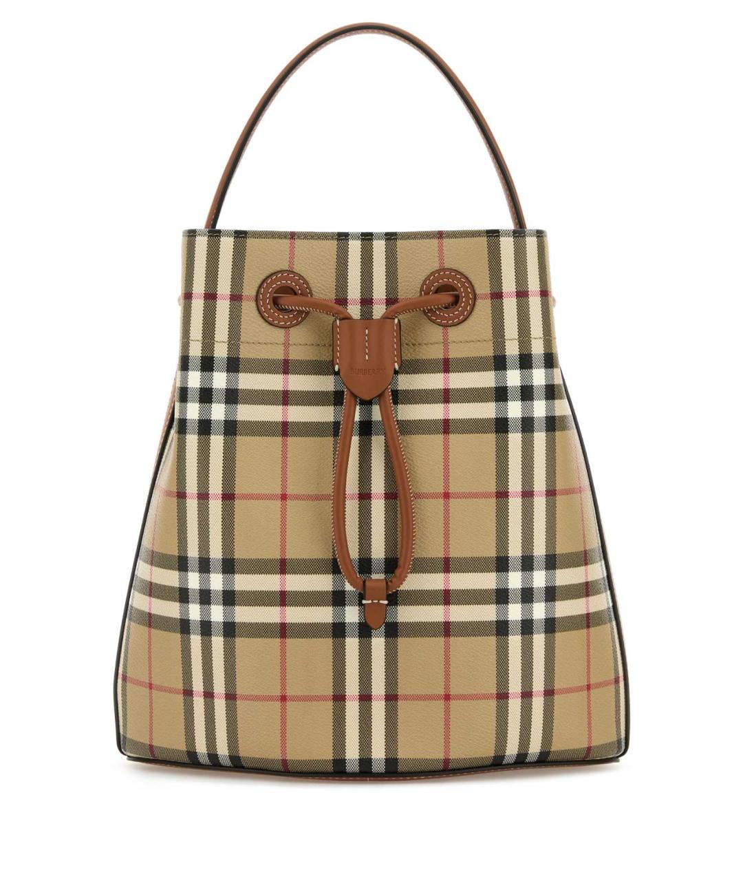 BURBERRY Мульти тканевая сумка с короткими ручками, фото 1