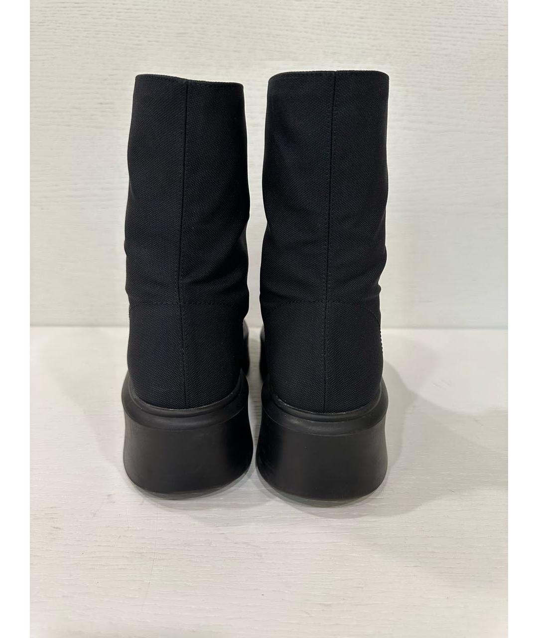 THE ROW Черные кожаные ботинки, фото 4