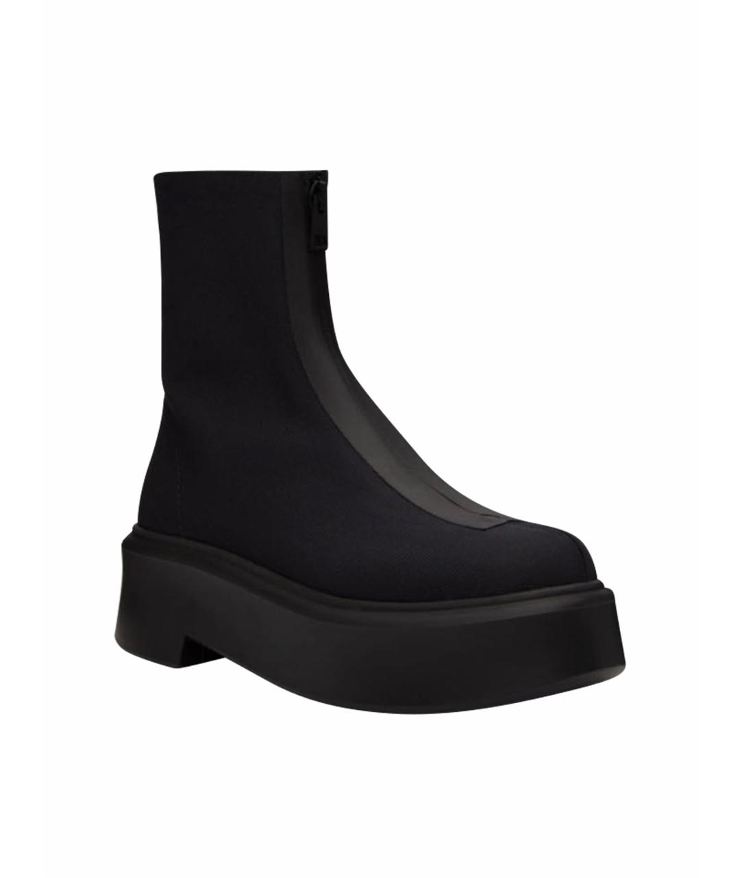 THE ROW Черные кожаные ботинки, фото 1