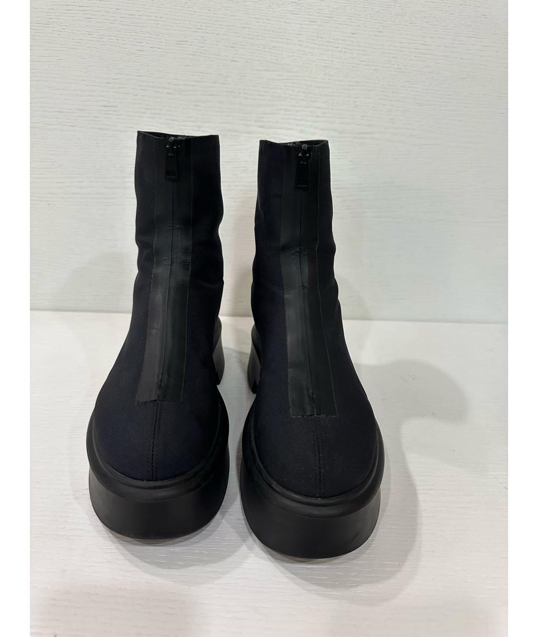 THE ROW Черные кожаные ботинки, фото 2