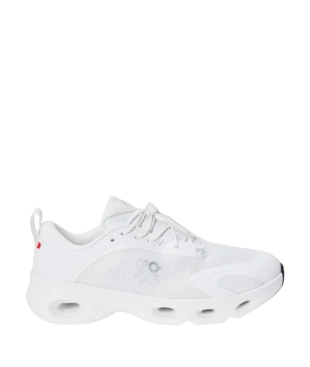 LOEWE Белые текстильные кроссовки, фото 1