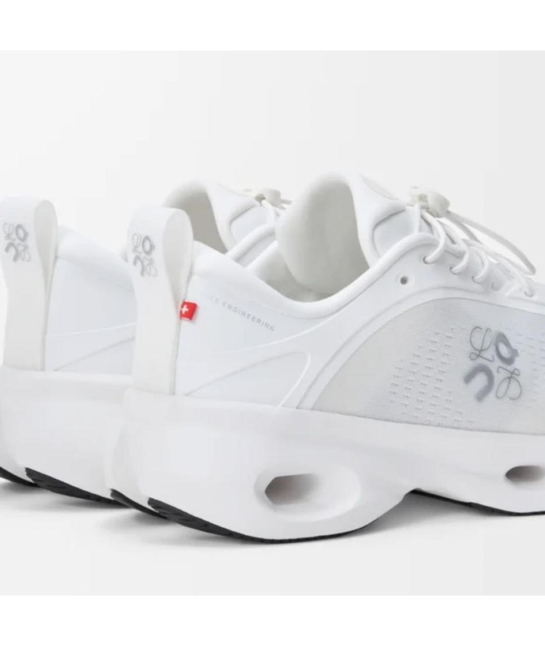 LOEWE Белые текстильные кроссовки, фото 3