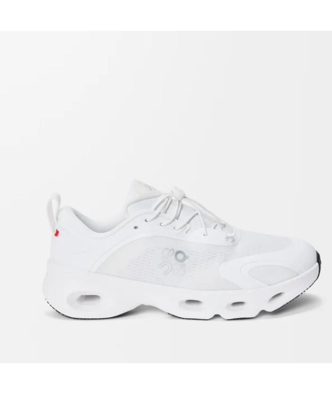 LOEWE Белые текстильные кроссовки, фото 5