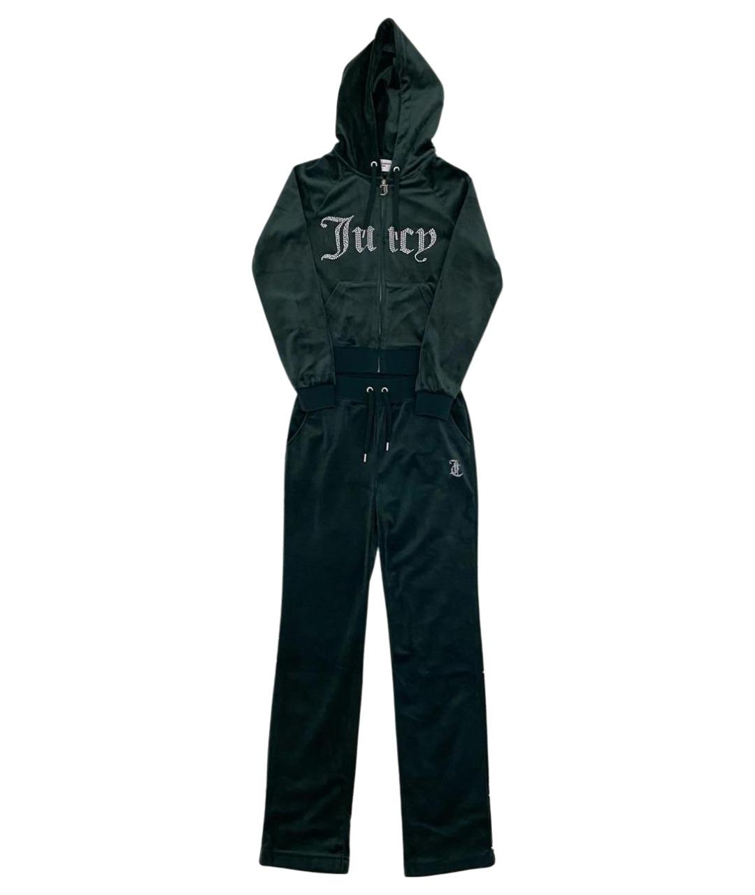 JUICY COUTURE Зеленый велюровый спортивные костюмы, фото 1