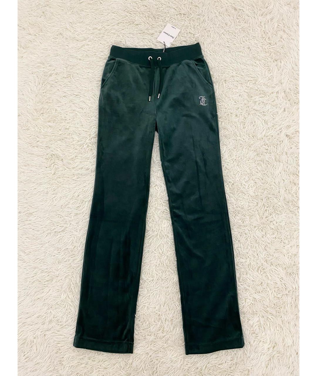 JUICY COUTURE Зеленый велюровый спортивные костюмы, фото 3