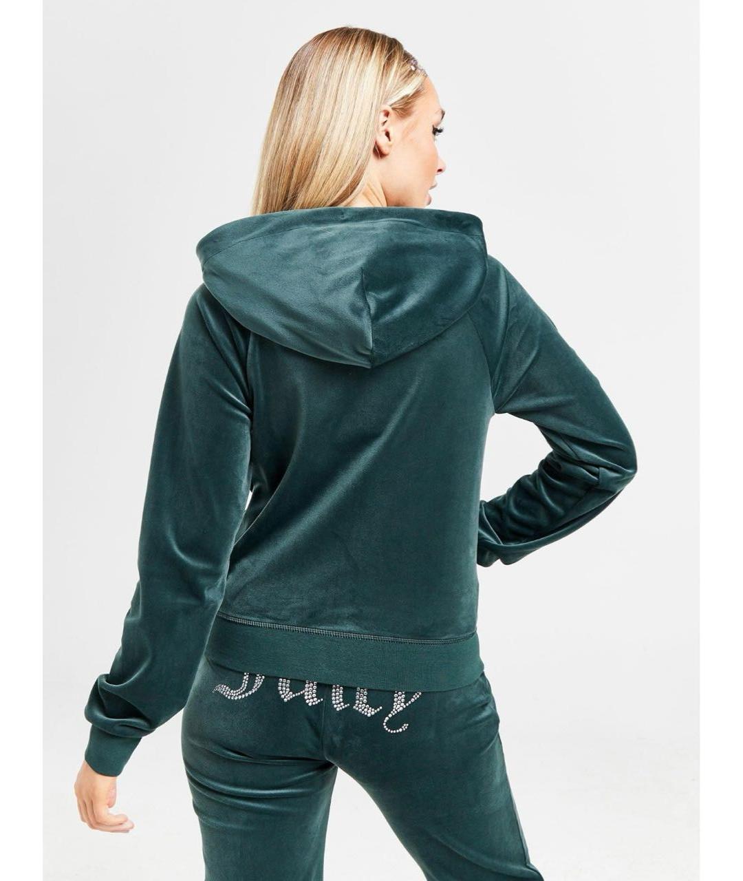 JUICY COUTURE Зеленый велюровый спортивные костюмы, фото 7
