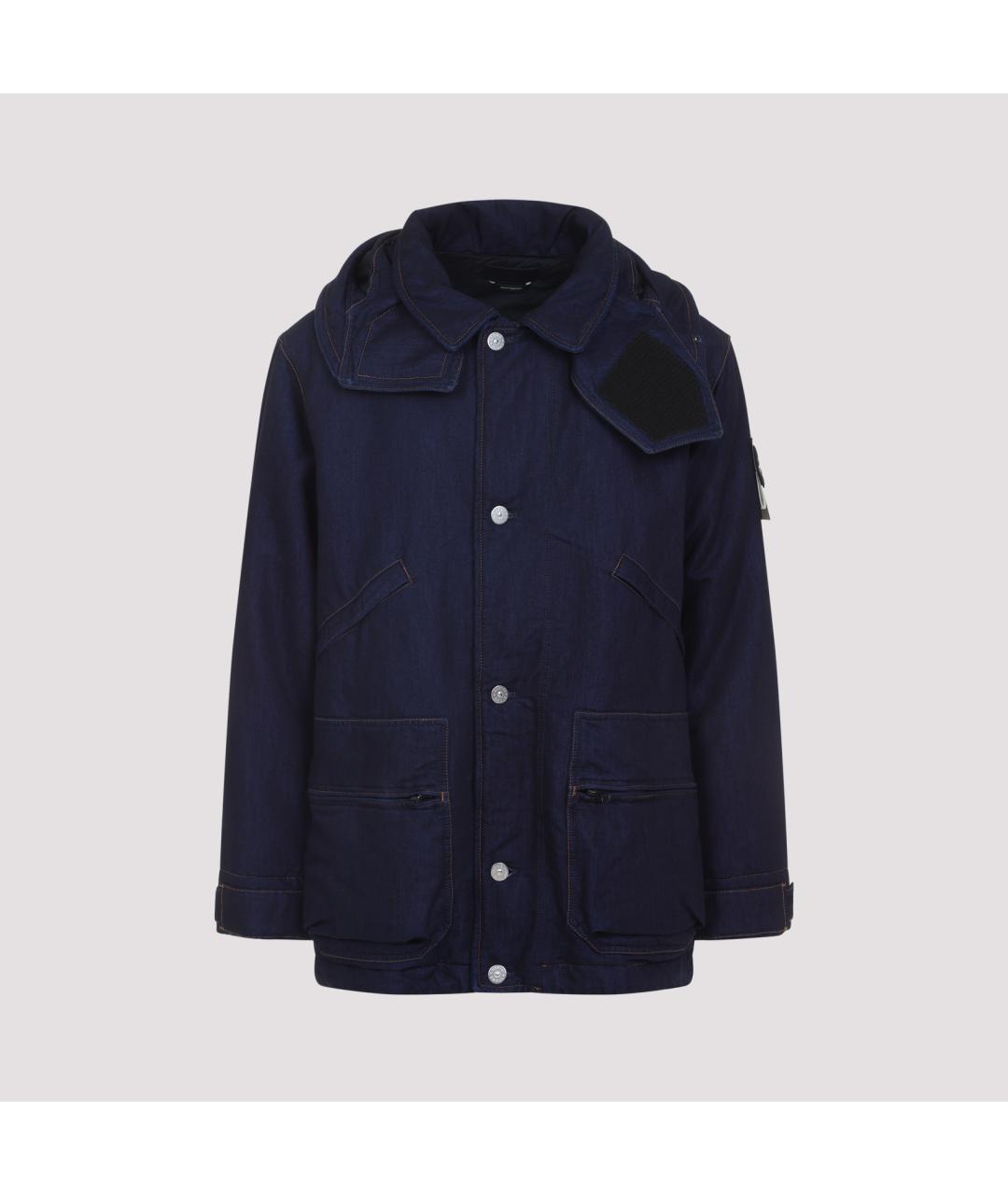 STONE ISLAND Синяя хлопковая куртка, фото 2