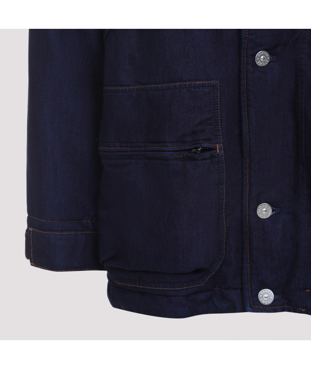 STONE ISLAND Синяя хлопковая куртка, фото 5