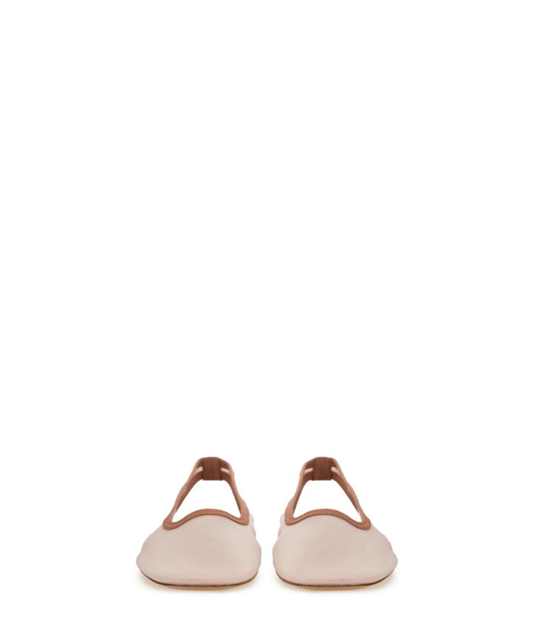 DRIES VAN NOTEN Розовые кожаные балетки, фото 4