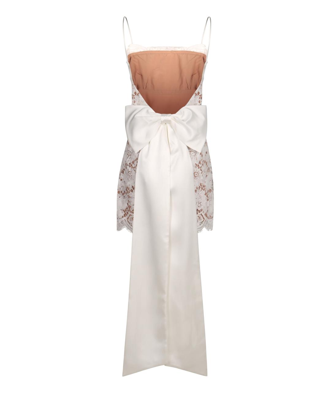 SELF-PORTRAIT Белое полиамидовое коктейльное платье, фото 2