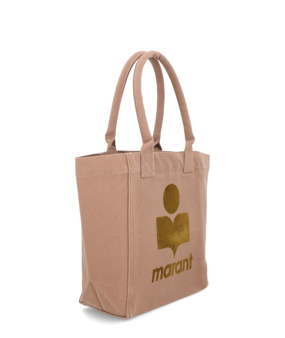 ISABEL MARANT Коричневая тканевая сумка тоут, фото 2