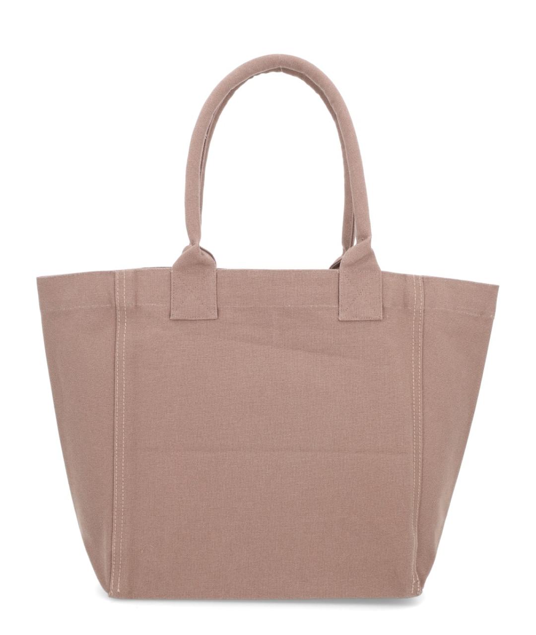 ISABEL MARANT Коричневая тканевая сумка тоут, фото 4