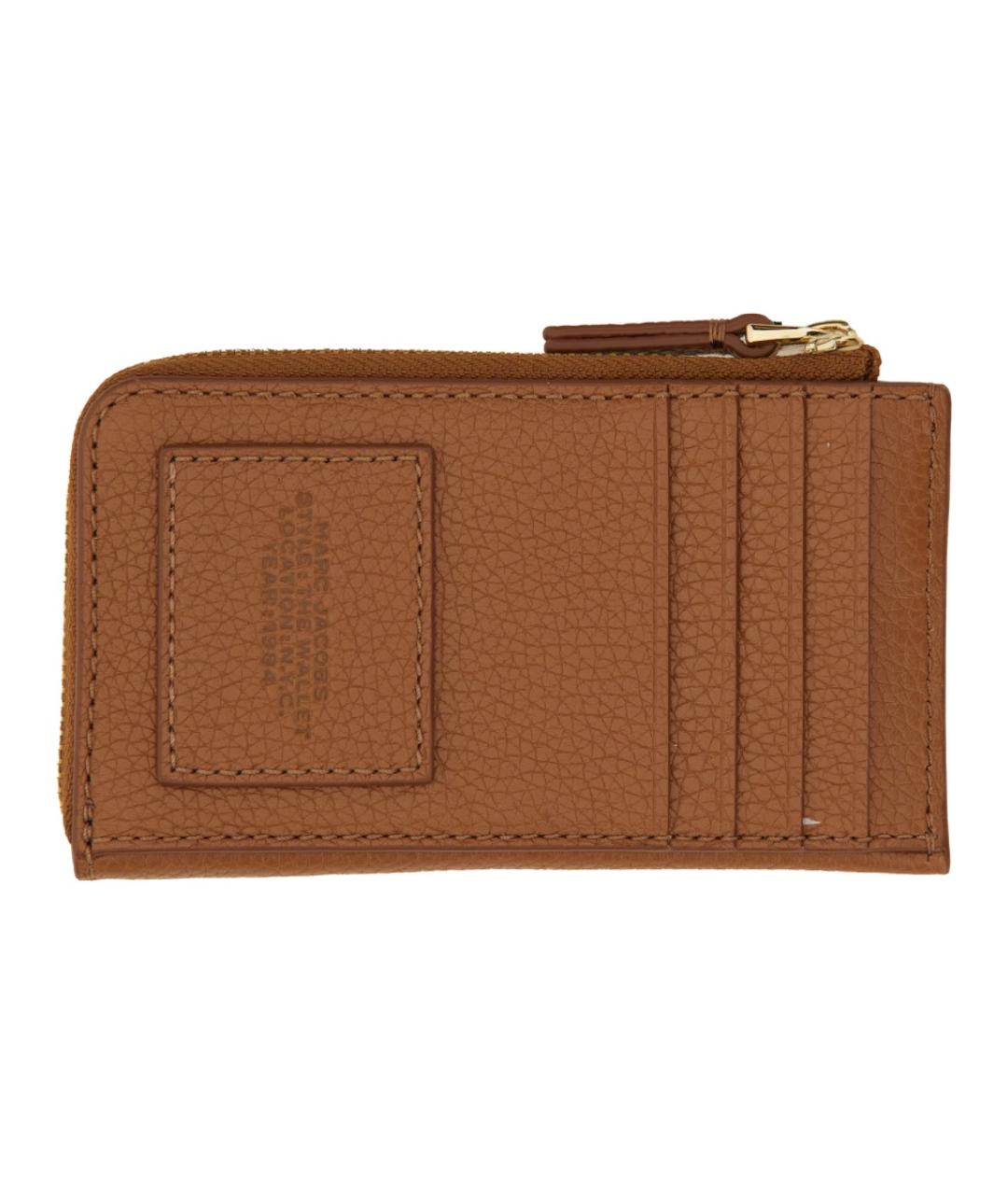 MARC JACOBS Коричневый кожаный кошелек, фото 4