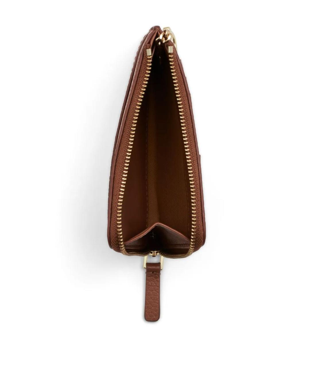 MARC JACOBS Коричневый кожаный кошелек, фото 2
