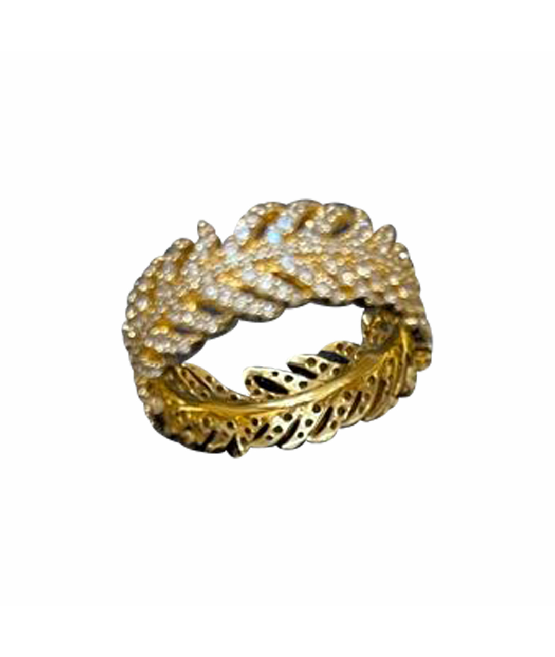 APM Monaco Золотое серебряное кольцо, фото 1