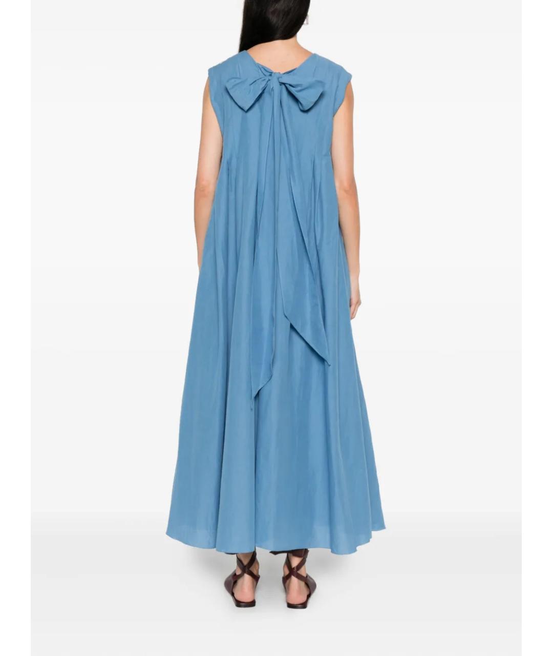 'S MAX MARA Синее повседневное платье, фото 4
