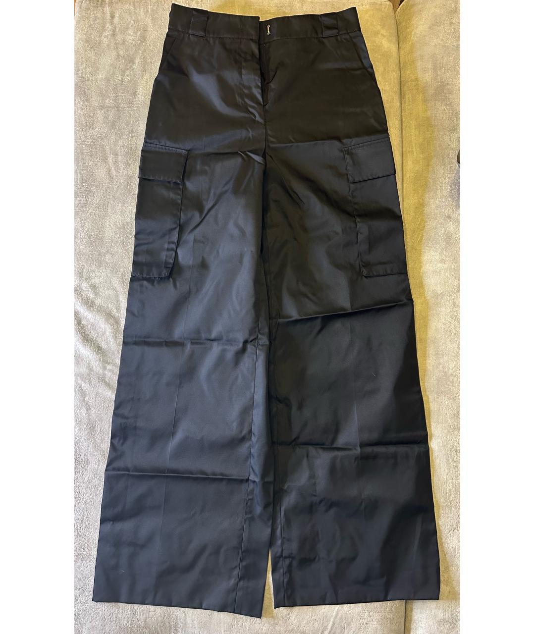 PRADA Черные брюки широкие, фото 5