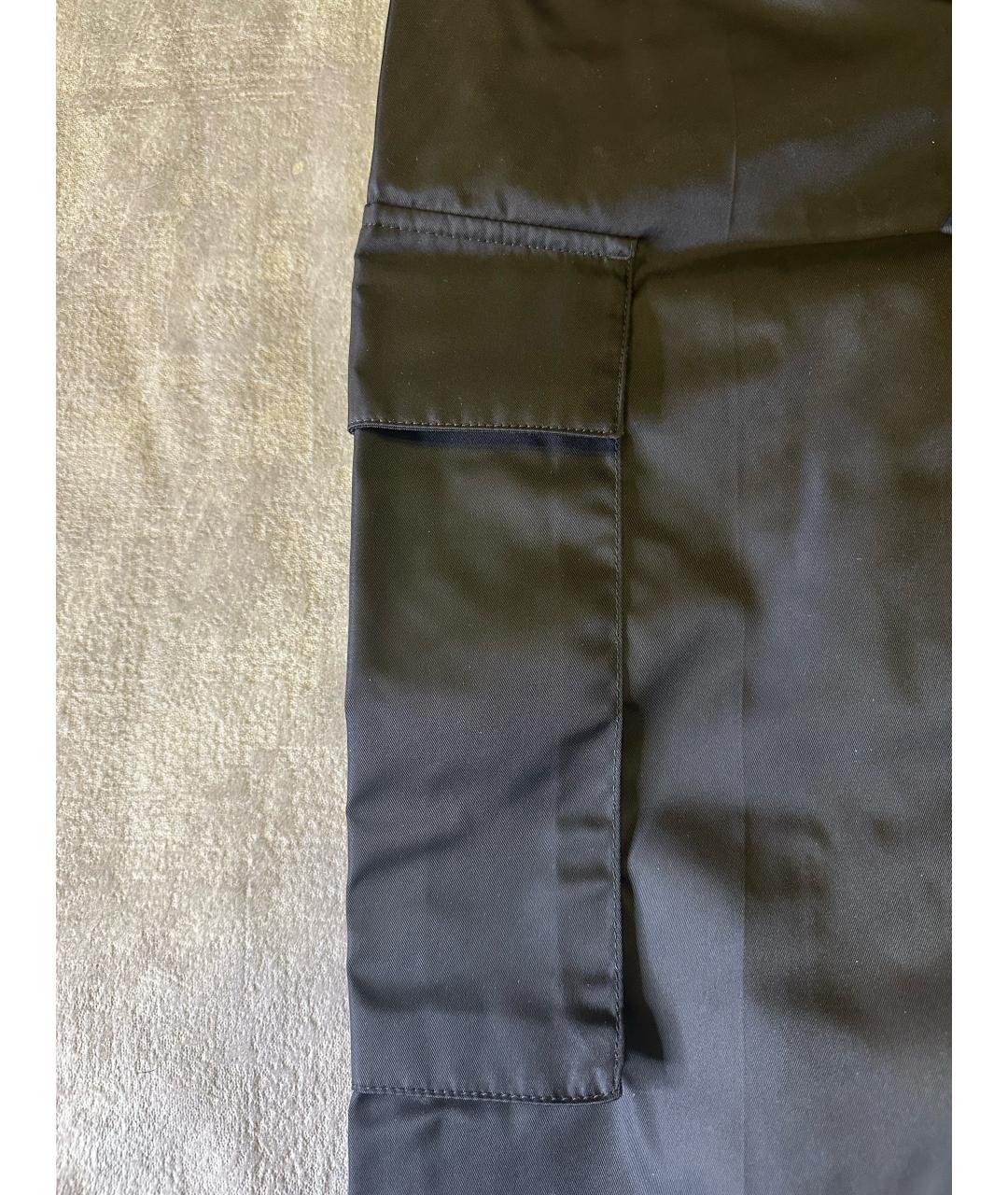 PRADA Черные брюки широкие, фото 3