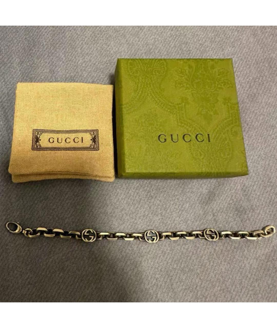 GUCCI Серебряный серебряный браслет, фото 2
