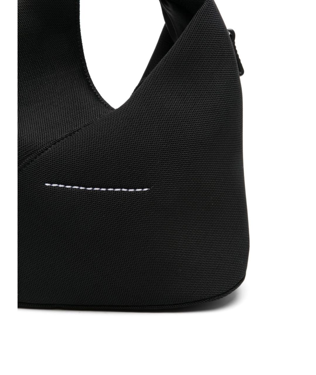 MM6 MAISON MARGIELA Черная сумка с короткими ручками, фото 5
