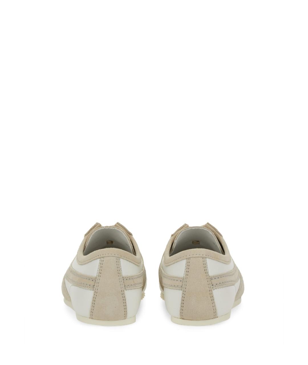 DRIES VAN NOTEN Белые кожаные кроссовки, фото 3