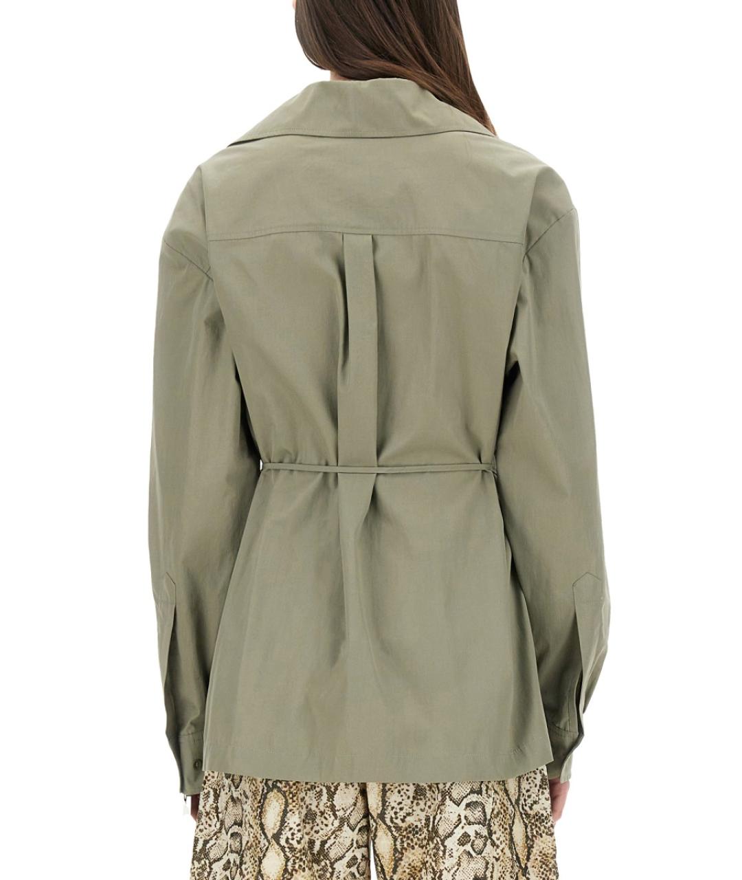 DRIES VAN NOTEN Зеленая вискозная блузы, фото 4