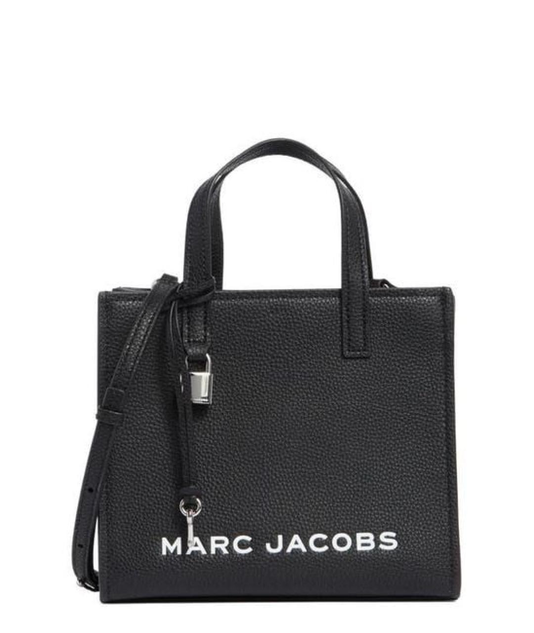 MARC JACOBS Черная кожаная сумка тоут, фото 6