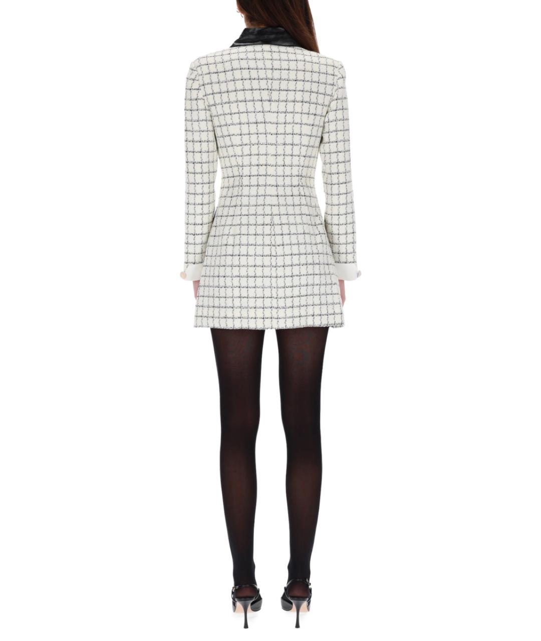 SELF-PORTRAIT Бежевое полиэстеровое повседневное платье, фото 3