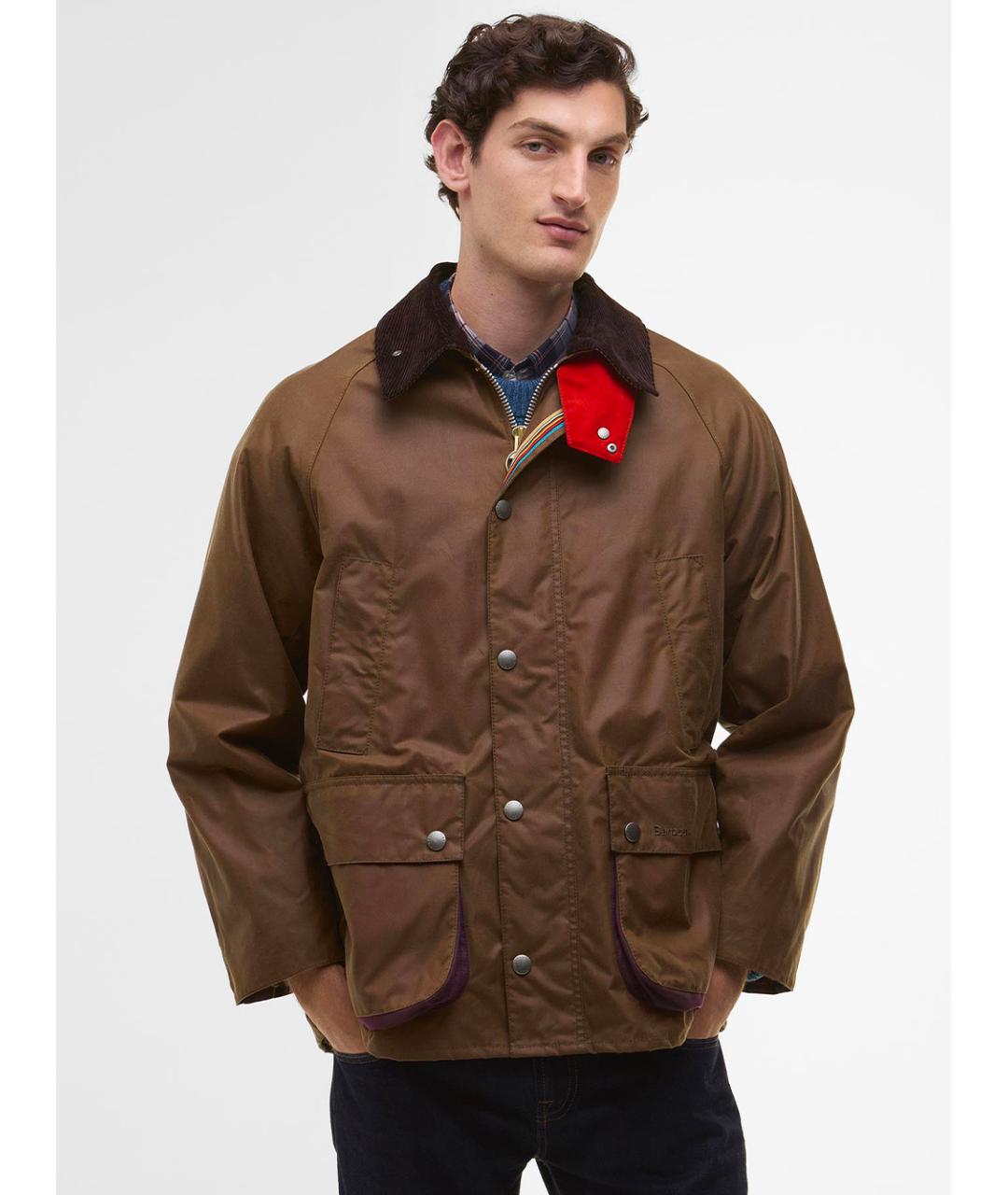 BARBOUR Коричневая хлопковая куртка, фото 2