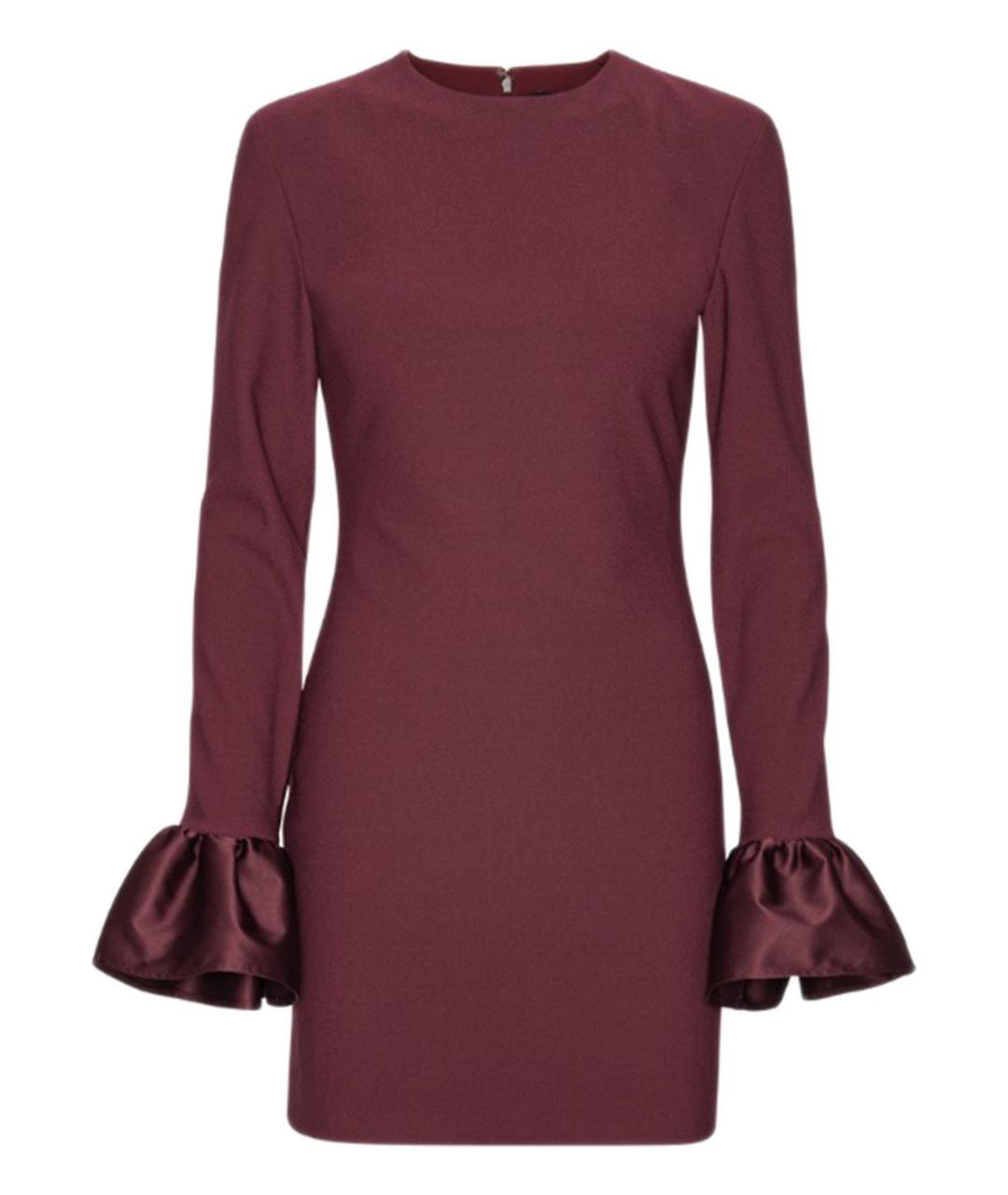 ROTATE Красное полиэстеровое повседневное платье, фото 1