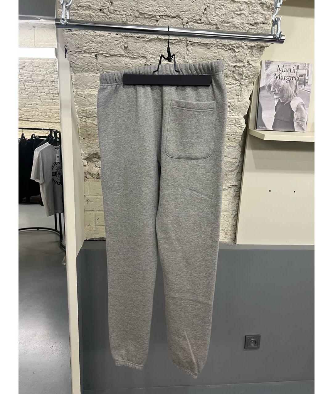 FEAR OF GOD ESSENTIALS Серые хлопковые повседневные брюки, фото 2