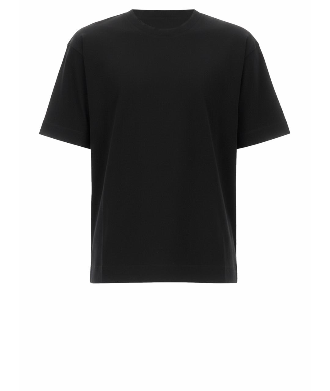 DRIES VAN NOTEN Черная хлопковая футболка, фото 1