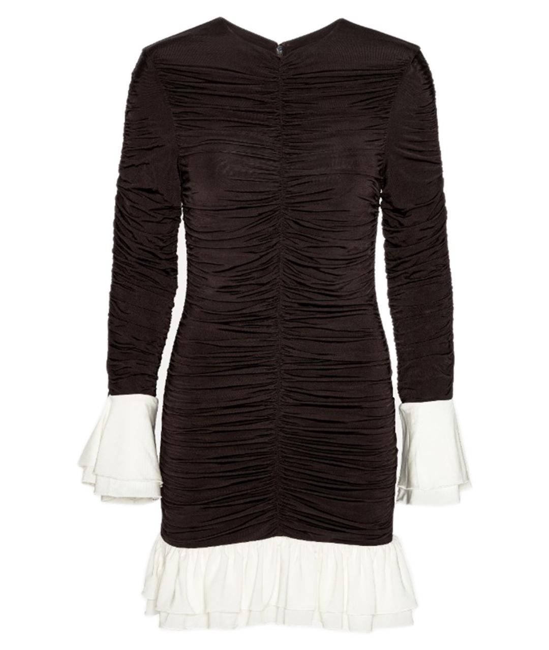 ROTATE Черное вискозное повседневное платье, фото 1