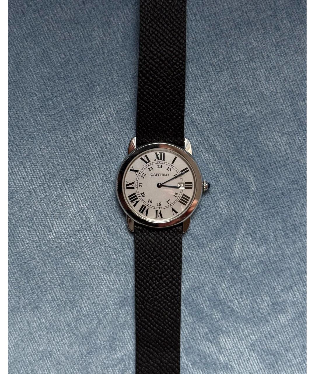 CARTIER Серебряные металлические часы, фото 6