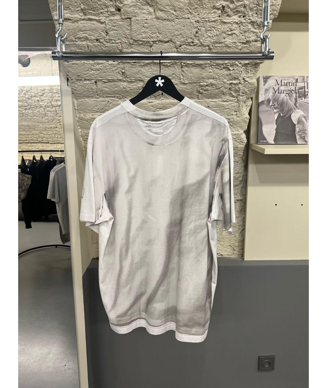 SUPREME Белая хлопковая футболка, фото 3