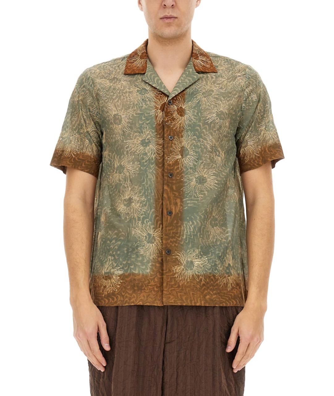 DRIES VAN NOTEN Мульти хлопковая кэжуал рубашка, фото 2