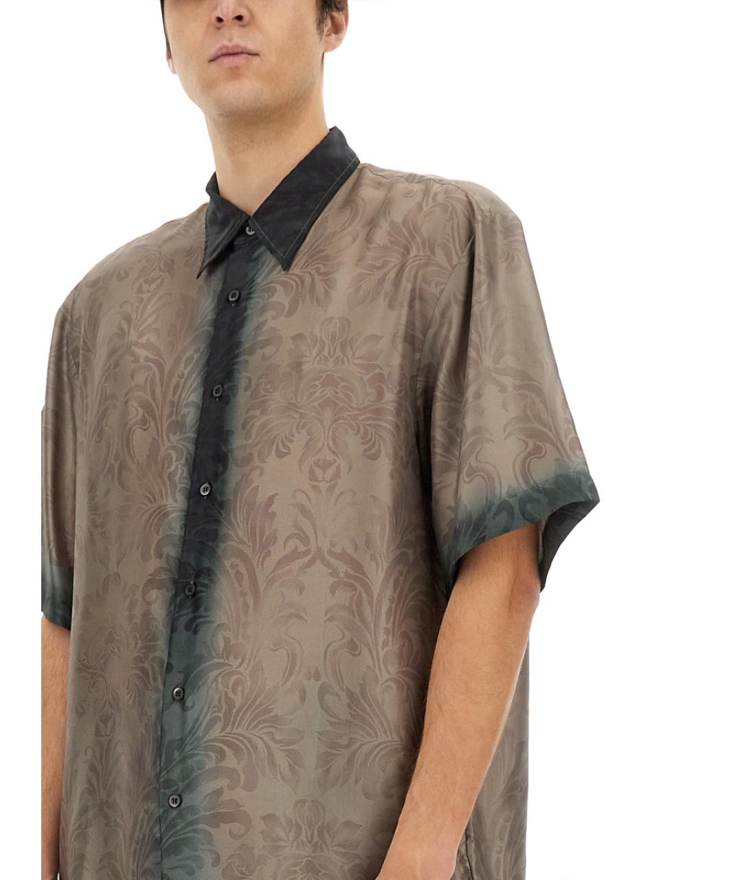 DRIES VAN NOTEN Мульти шелковая кэжуал рубашка, фото 5