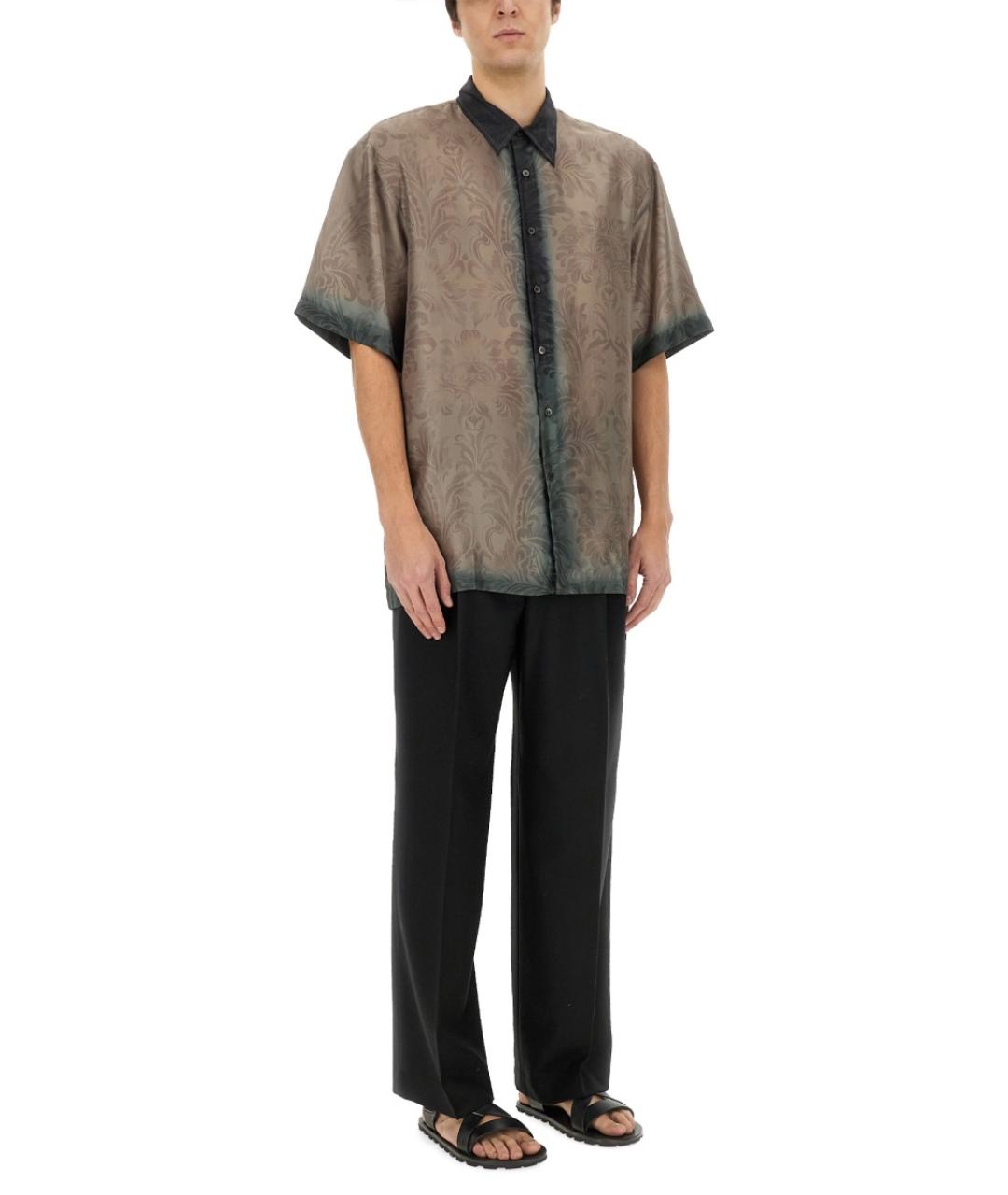 DRIES VAN NOTEN Мульти шелковая кэжуал рубашка, фото 3