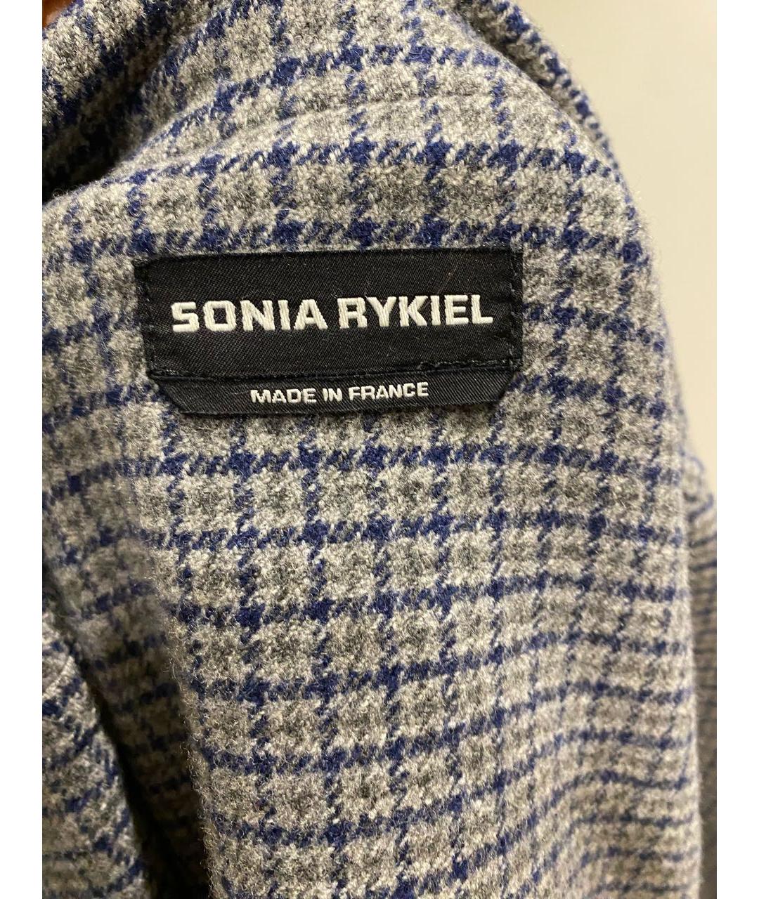 SONIA RYKIEL Серое пальто, фото 3