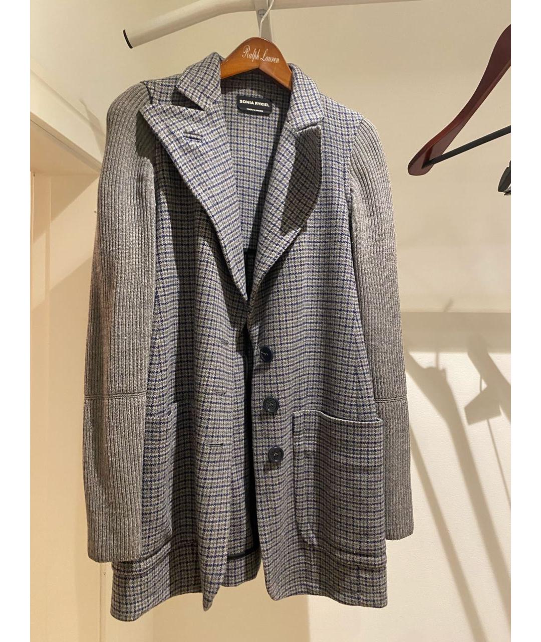 SONIA RYKIEL Серое пальто, фото 5