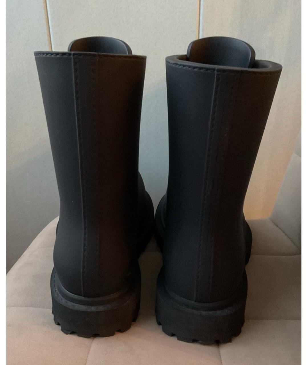 BALENCIAGA Черные высокие ботинки, фото 3