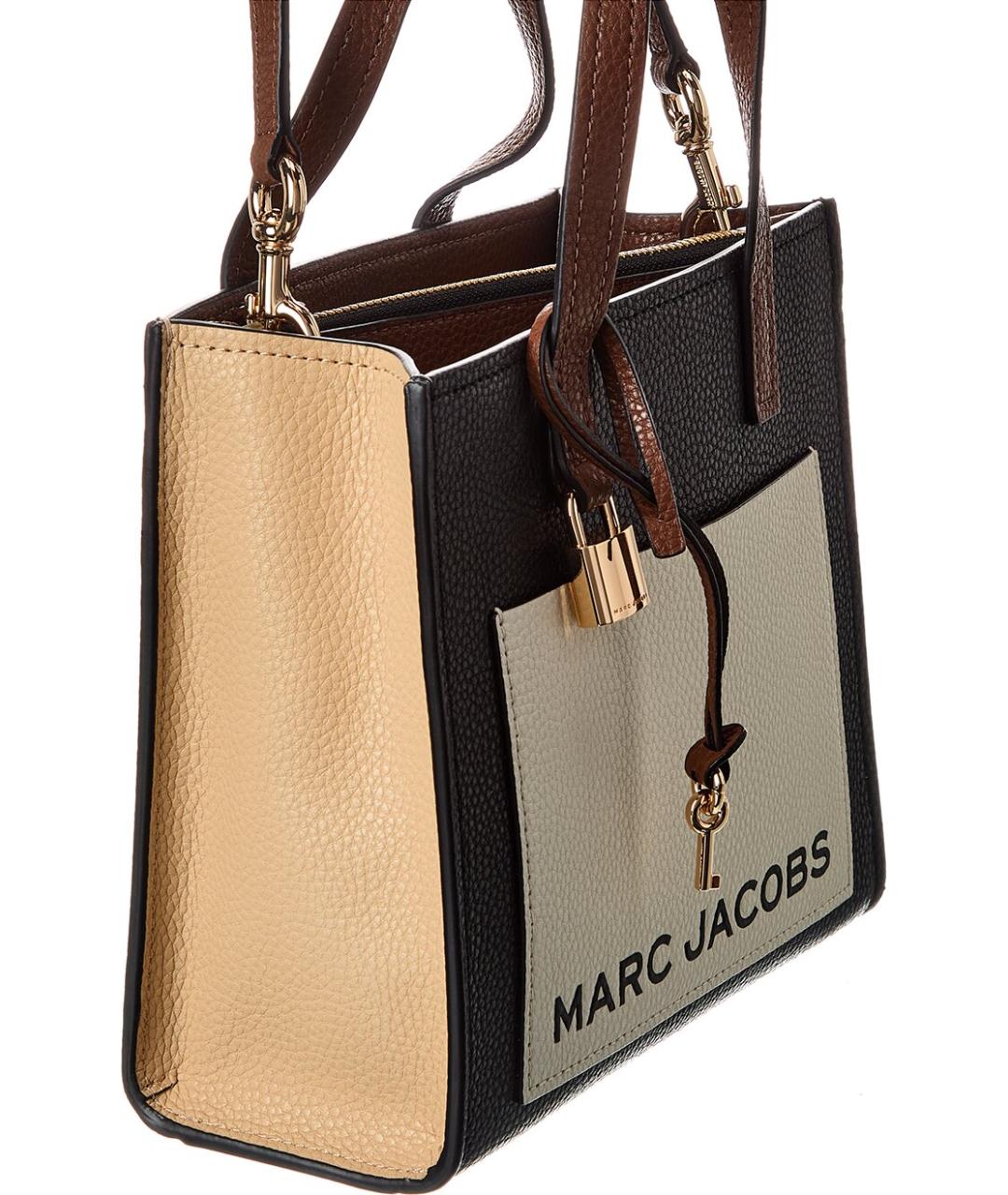 MARC JACOBS Мульти кожаная сумка с короткими ручками, фото 5