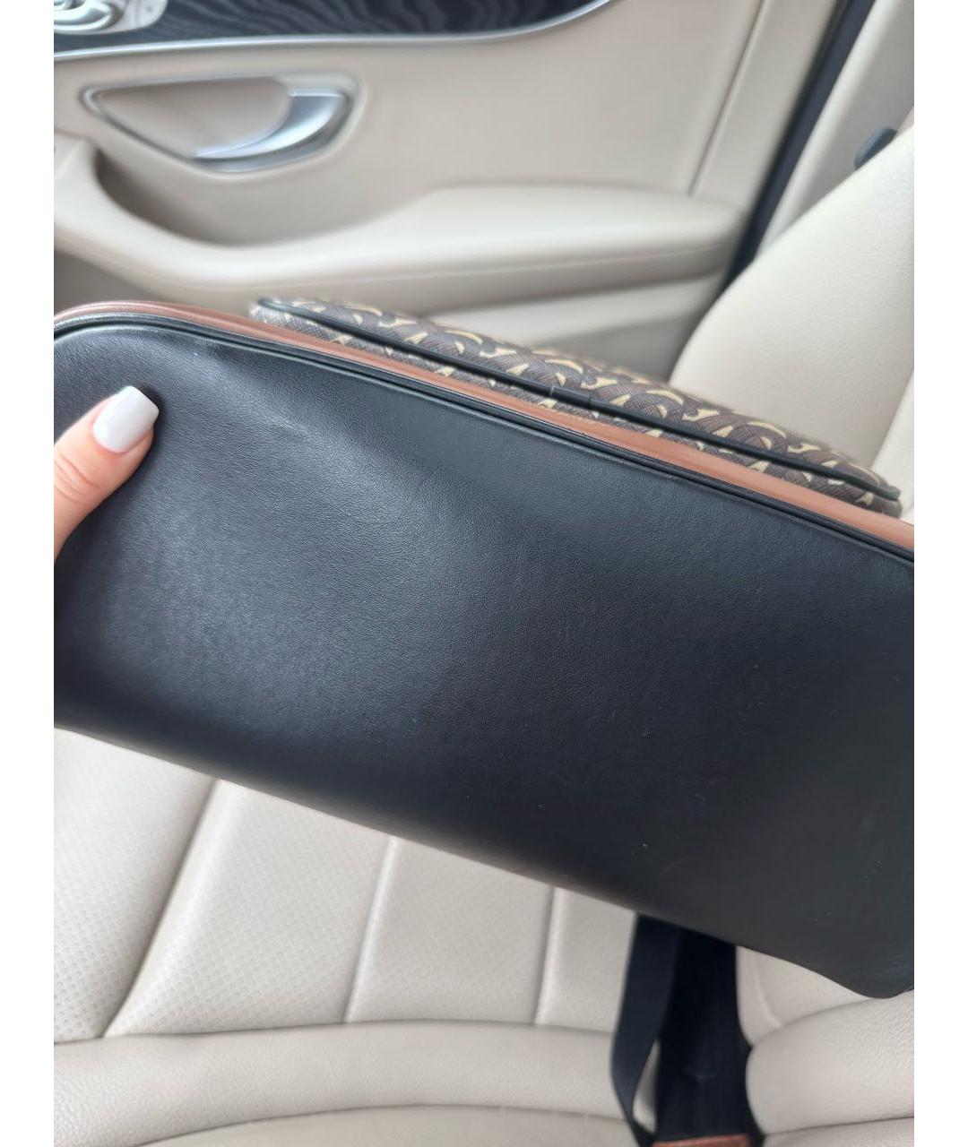 BURBERRY Коричневый кожаный рюкзак, фото 5