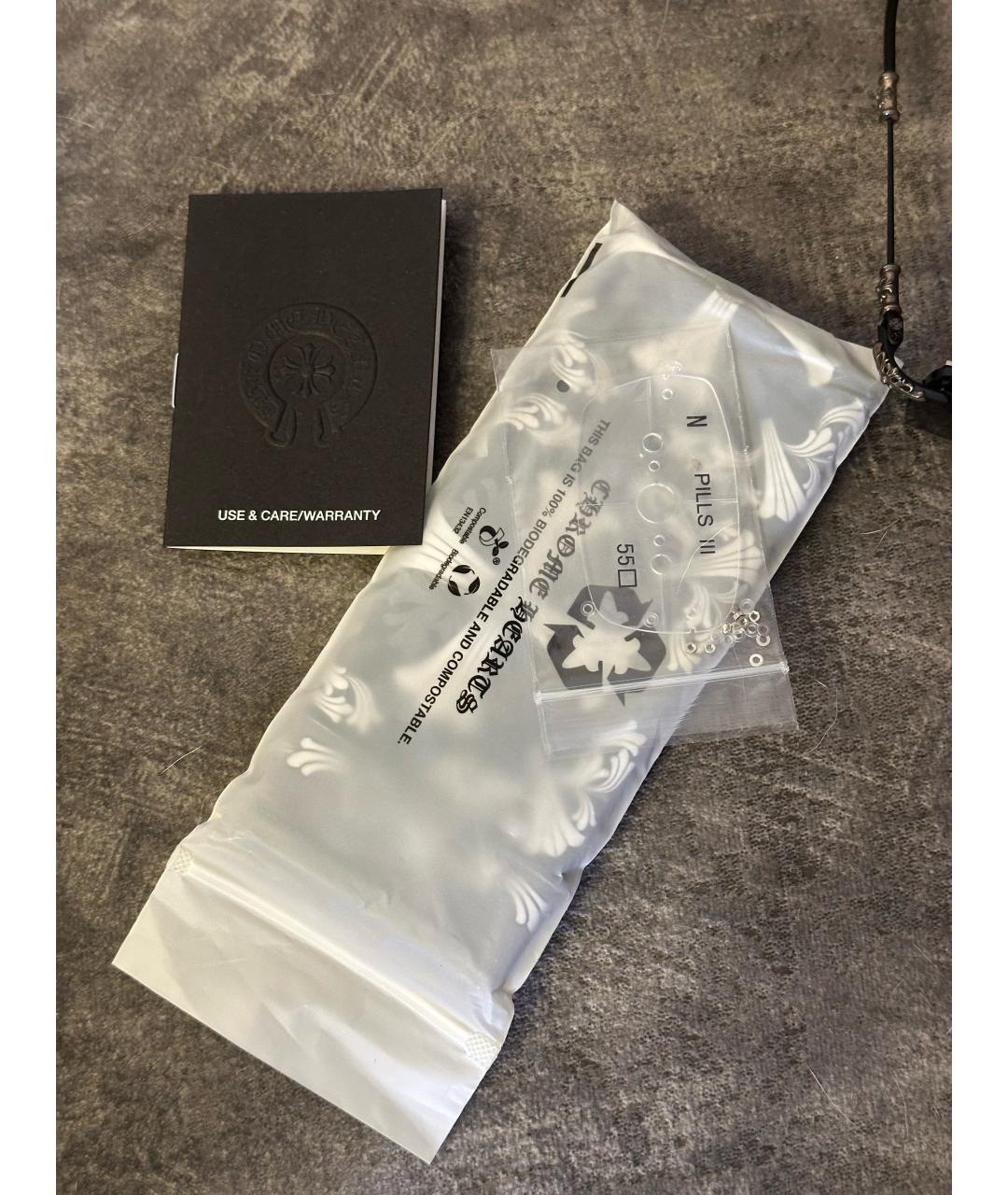 CHROME HEARTS Черные металлические солнцезащитные очки, фото 6