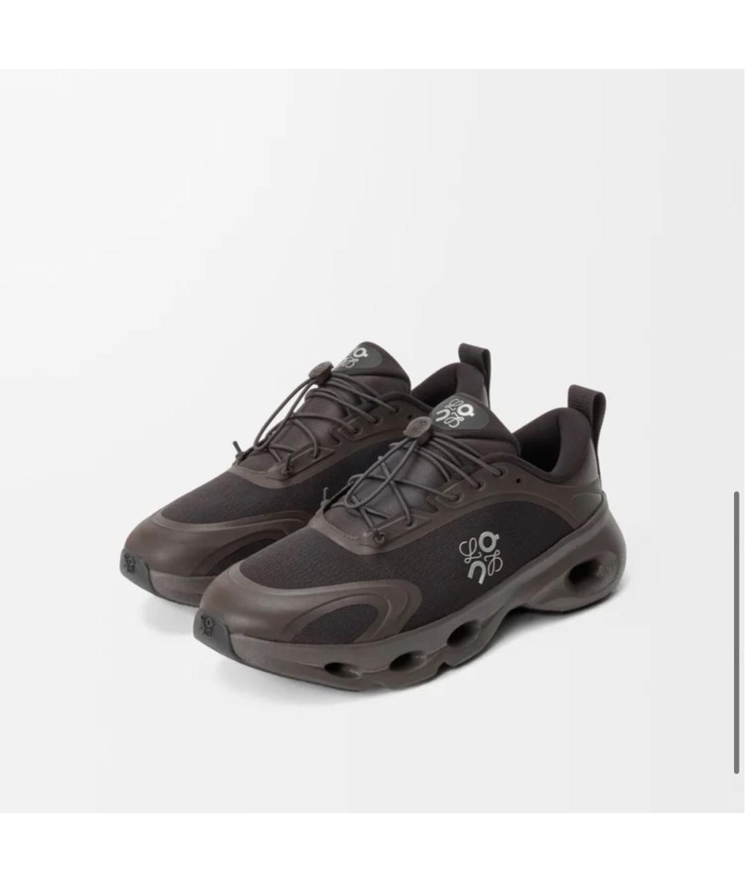 LOEWE Черные синтетические кроссовки, фото 2