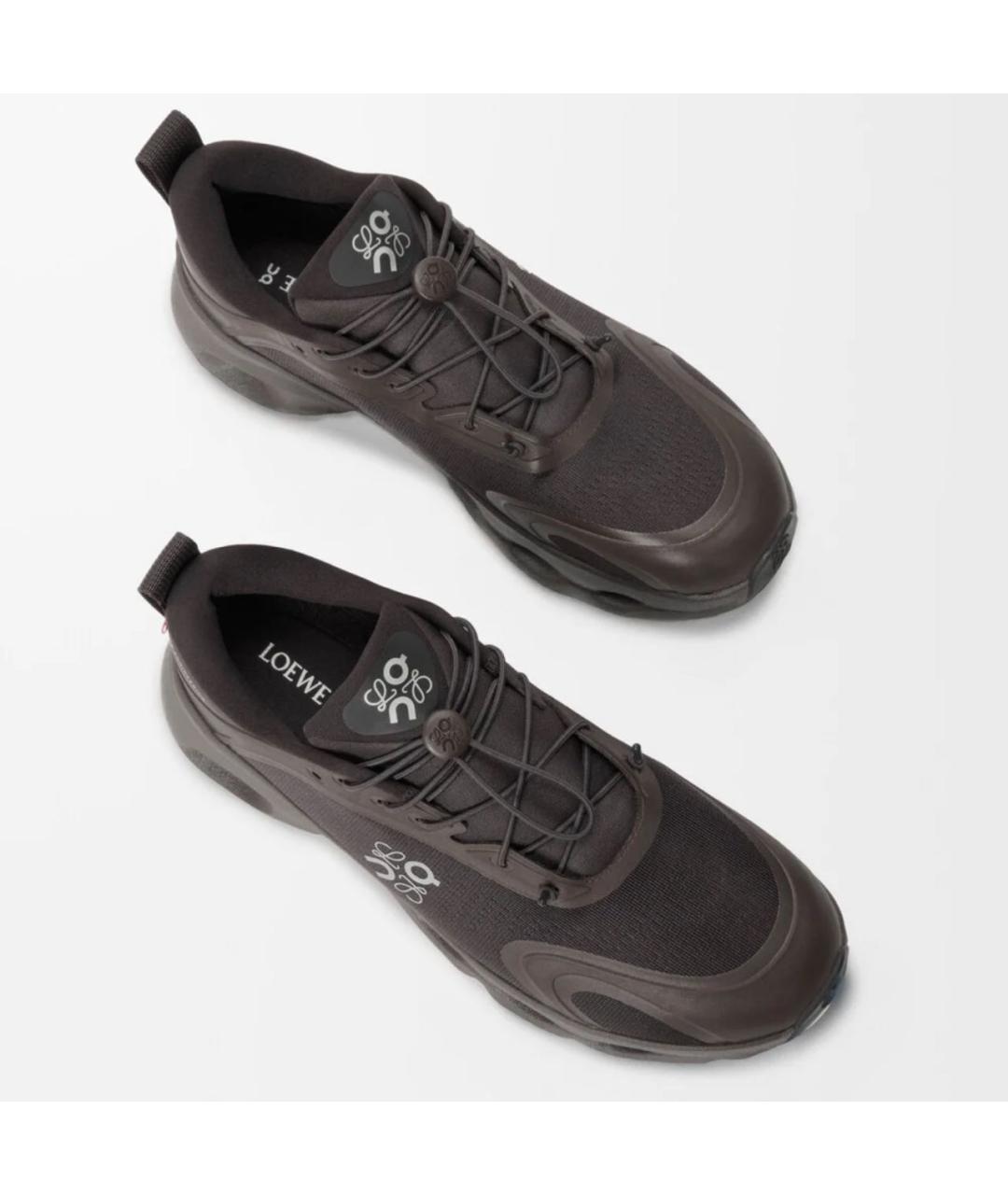 LOEWE Черные синтетические кроссовки, фото 3