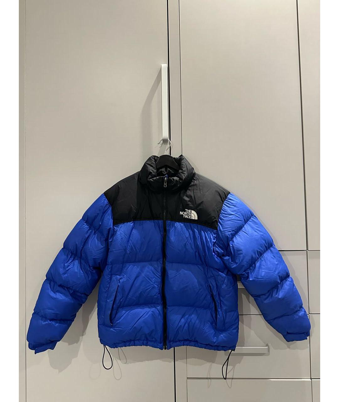 THE NORTH FACE Синий полиамидовый пуховик, фото 5