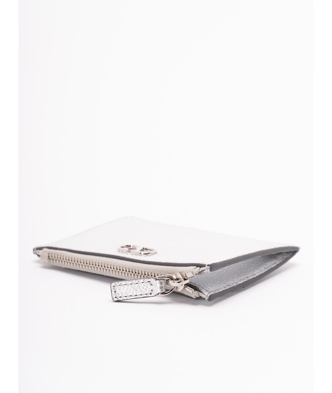 VALENTINO Серебрянный кожаный кошелек, фото 3